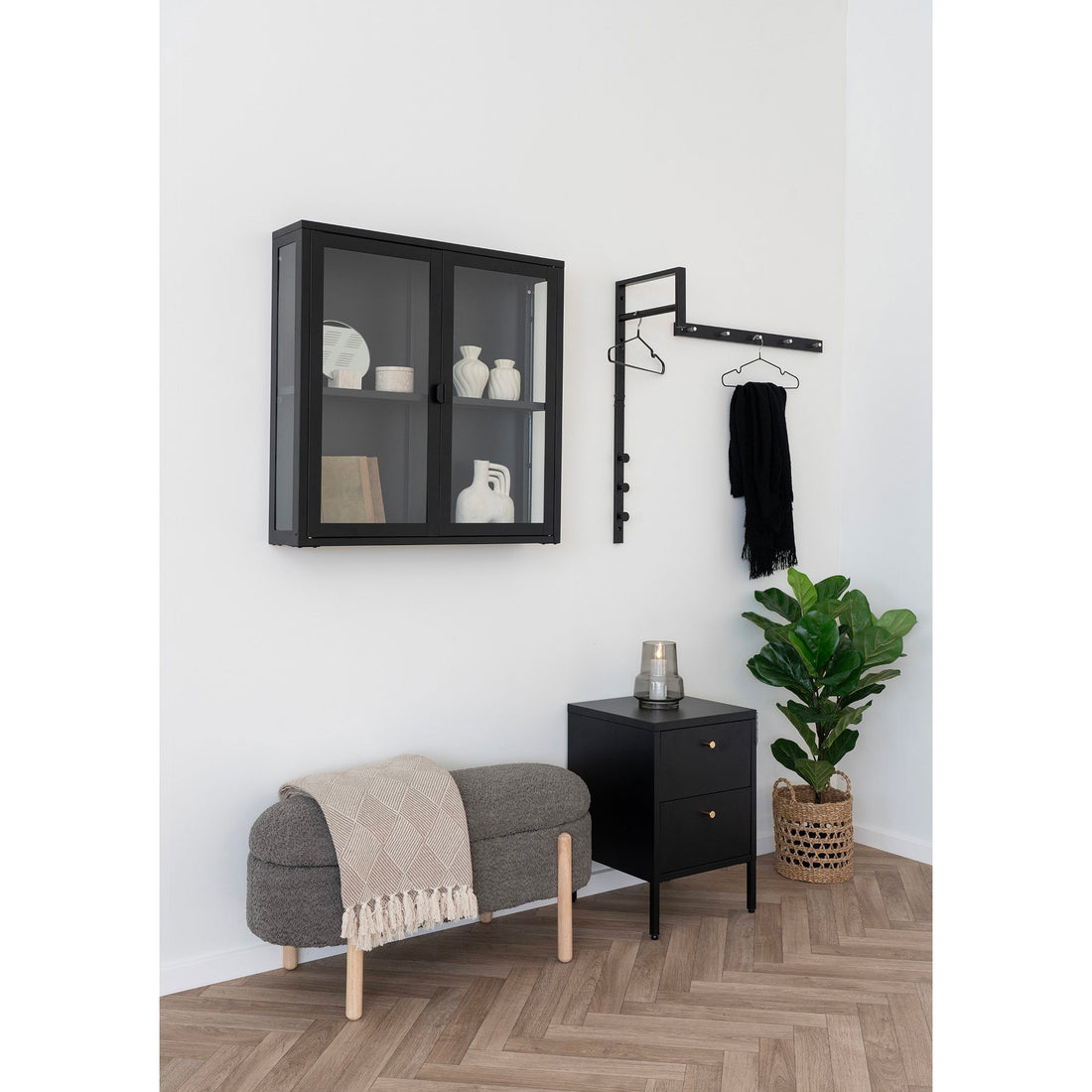 Pläd, taupe 130x180 cm