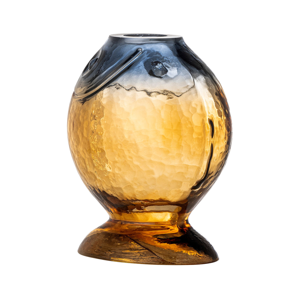Creative Collection Varga Vase, Yellow, Glass