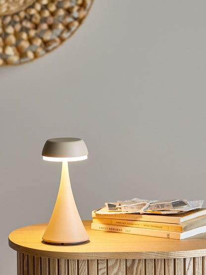 Bloomingville Pepleple Portable Lamp, laddningsbar, natur, aluminium