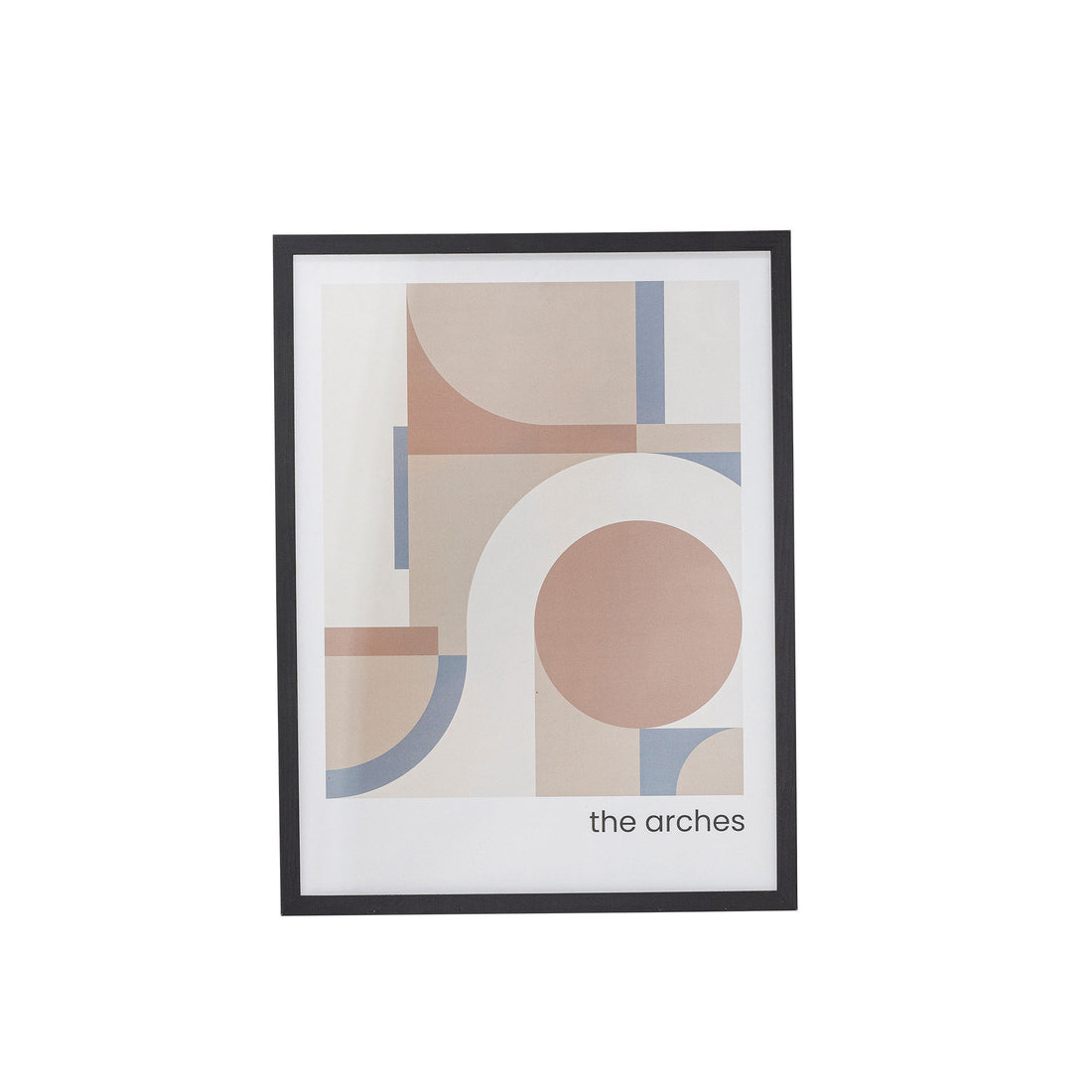 Bloomingville Arches Illustration med ram, svart, kille