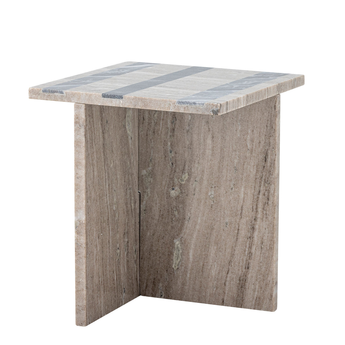 Bloomingville Clea sidobord, brunt, marmor