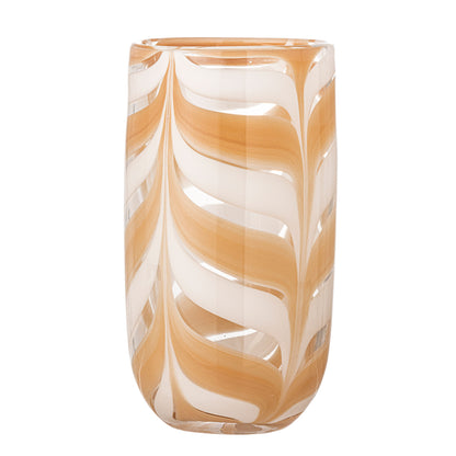 Bloomingville Taven Vase, Orange, Glass