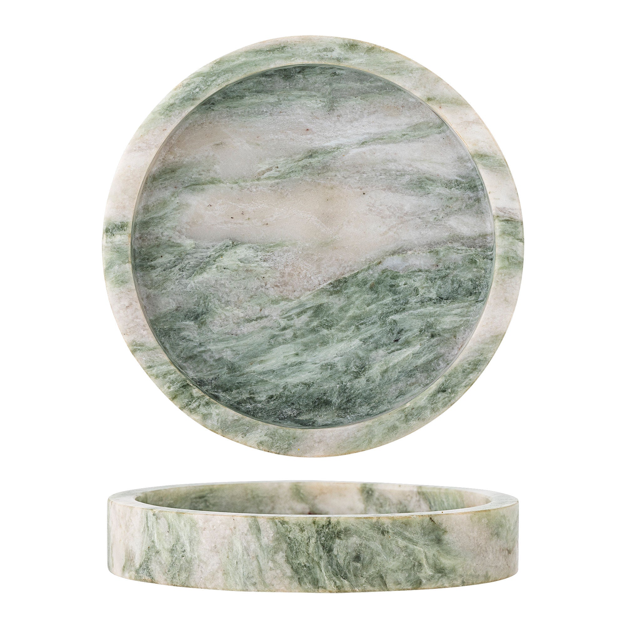 Bloomingville Ivette Fad, Green, Marble