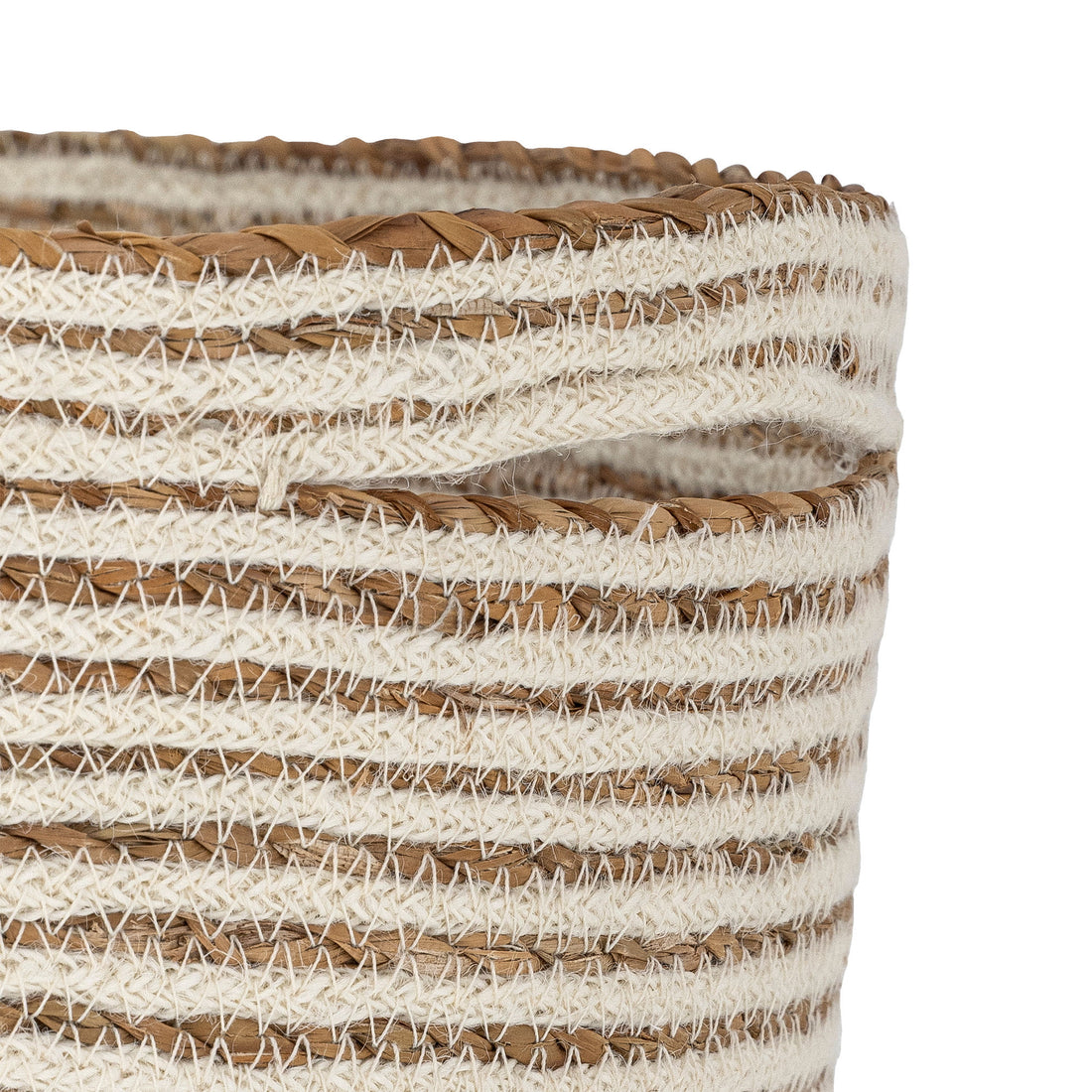 Bloomingville Selena korg, vit, jute
