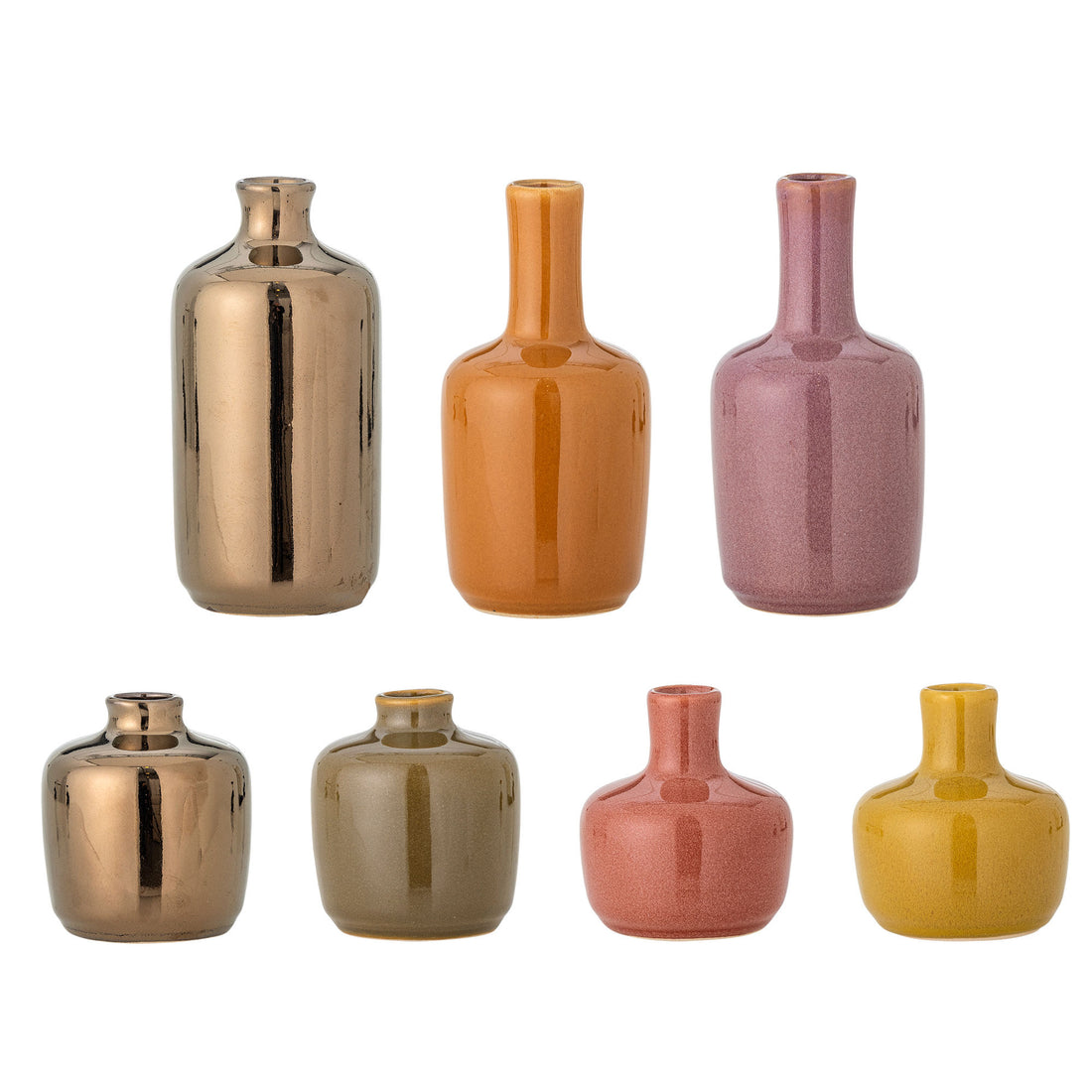 Bloomingville Maien Vase, brun, stengods