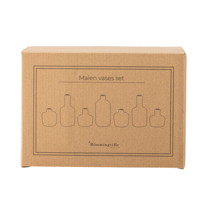 Bloomingville Maien Vase, brun, stengods