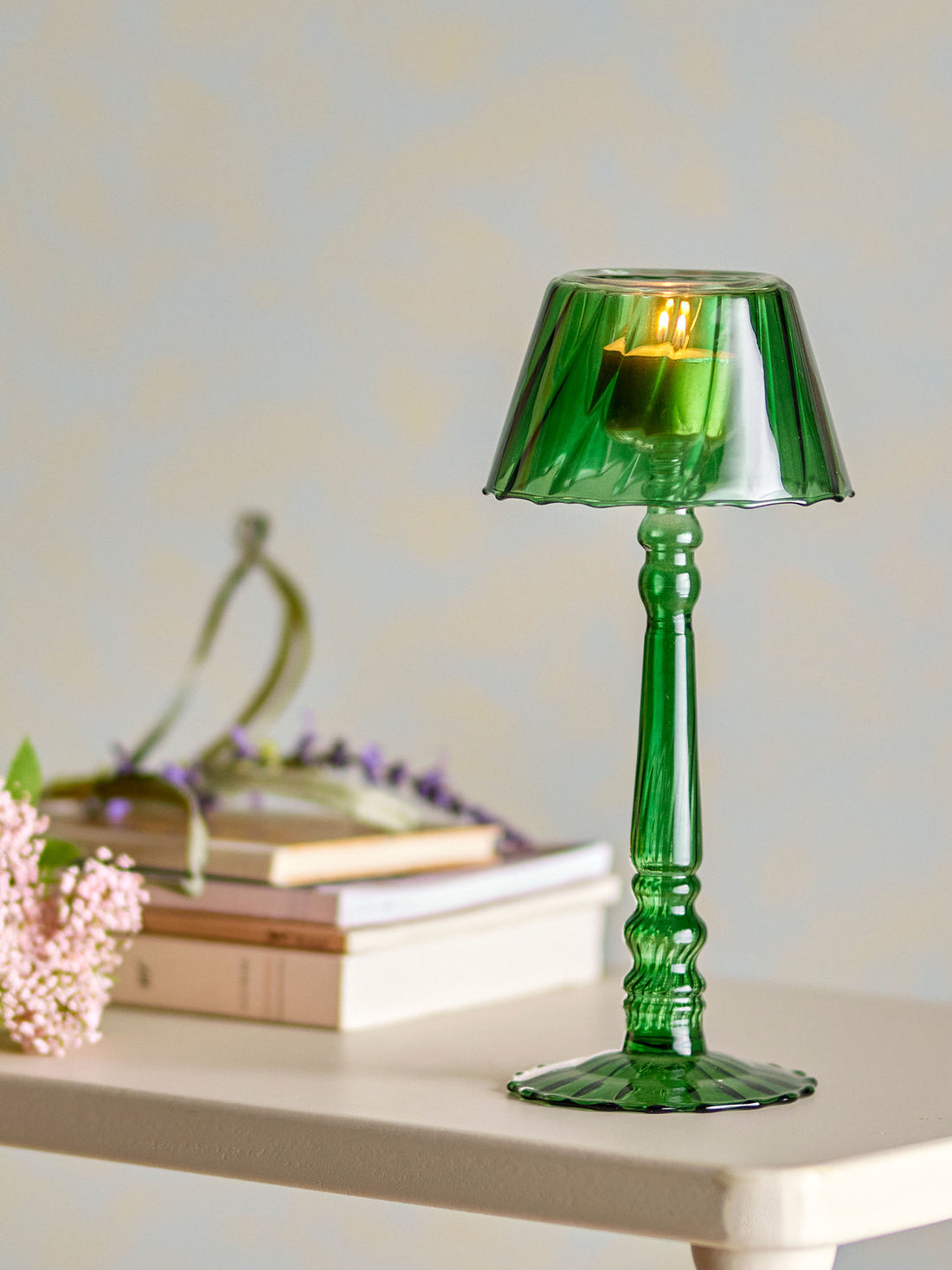 Bloomingville Cisco fyrstadium, grönt, glas