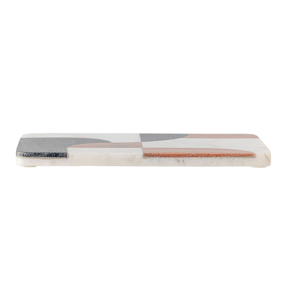 Bloomingville Jazzi Cutting Board, White, Marble