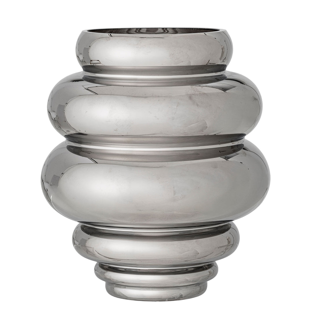 Bloomingville Zorya Vase, Silver, Glass