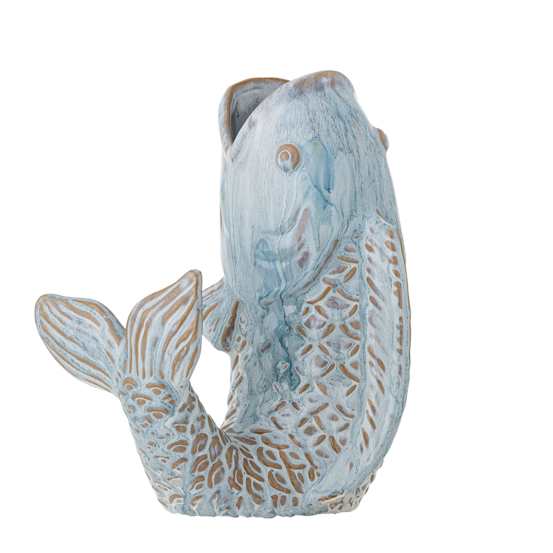 Creative Collection Hiro Vase, Blue, Stoneware