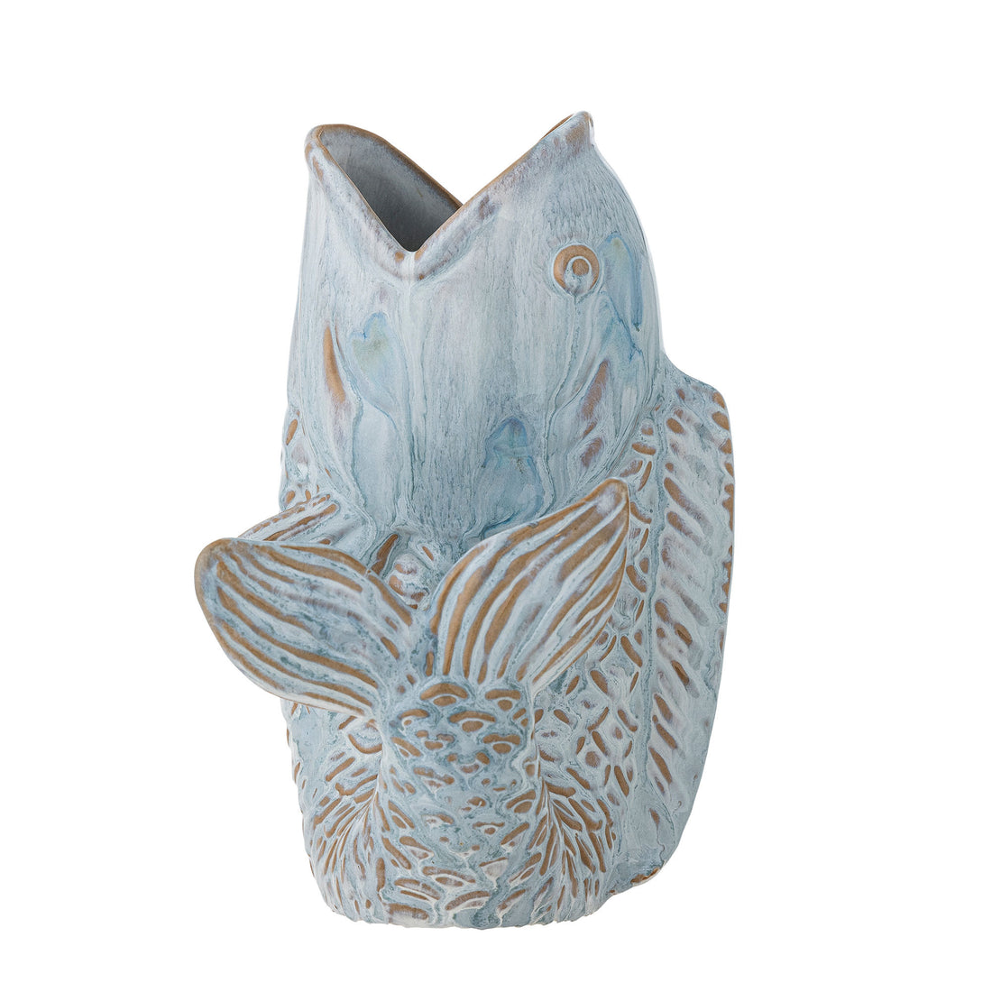 Creative Collection Hiro Vase, Blue, Stoneware