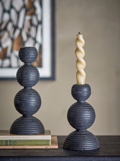 Bloomingville Kipp Candlestick, svart, kille