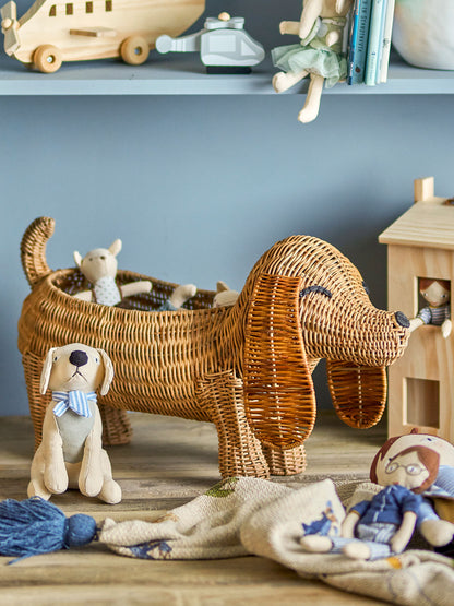 Bloomingville MINI pallkorg, brun, rotting