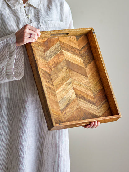 Bloomingville Katalyn Serving Tray, Nature, FSC 100%® Mango