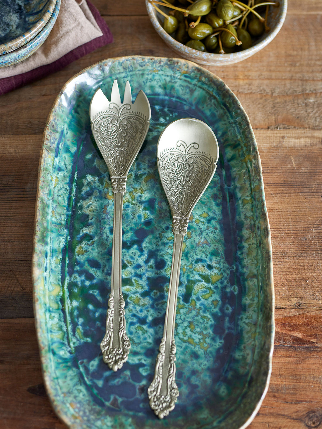 Bloomingville Kalima salladsset, mässing, mässing