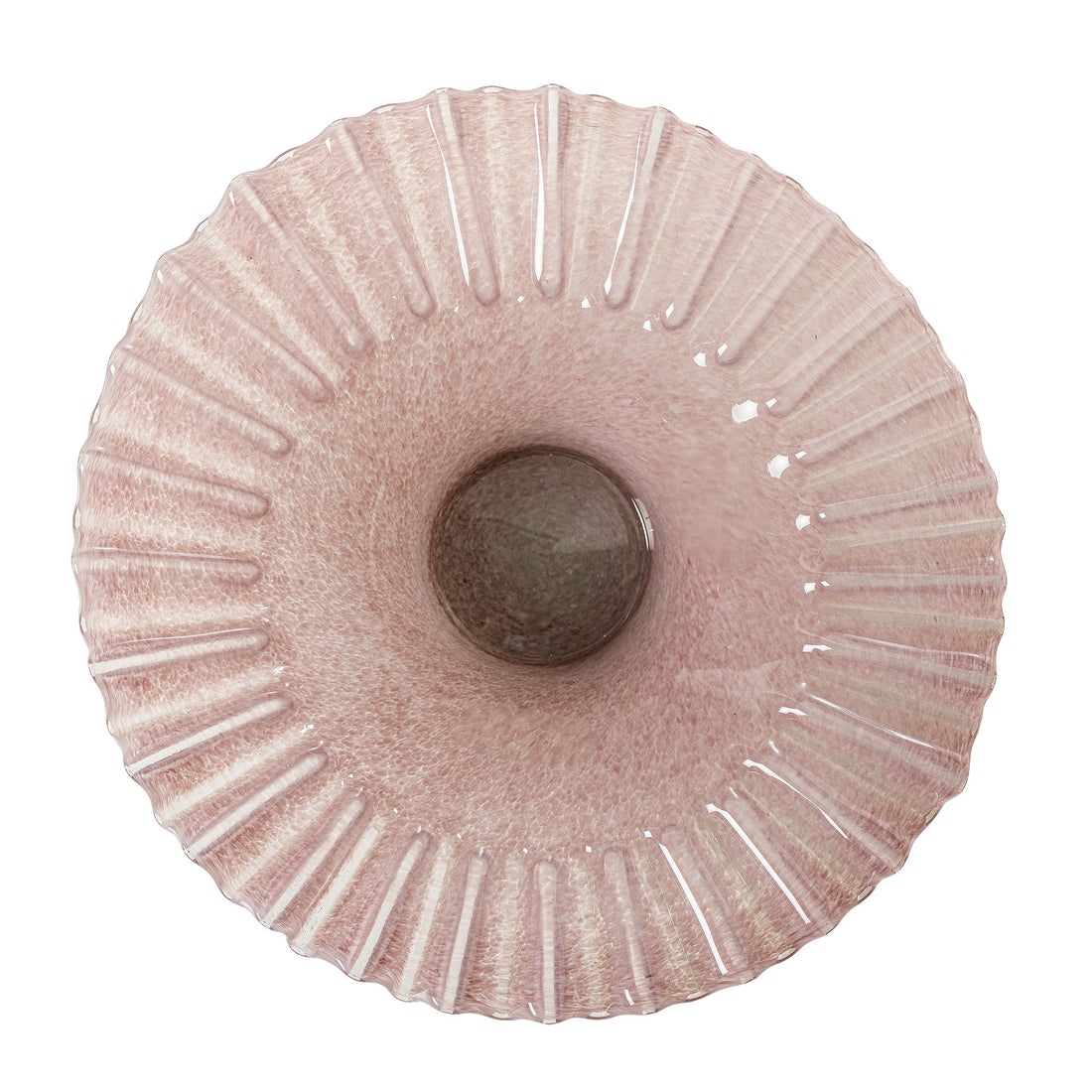 Bloomingville garnskål, rosa, glas