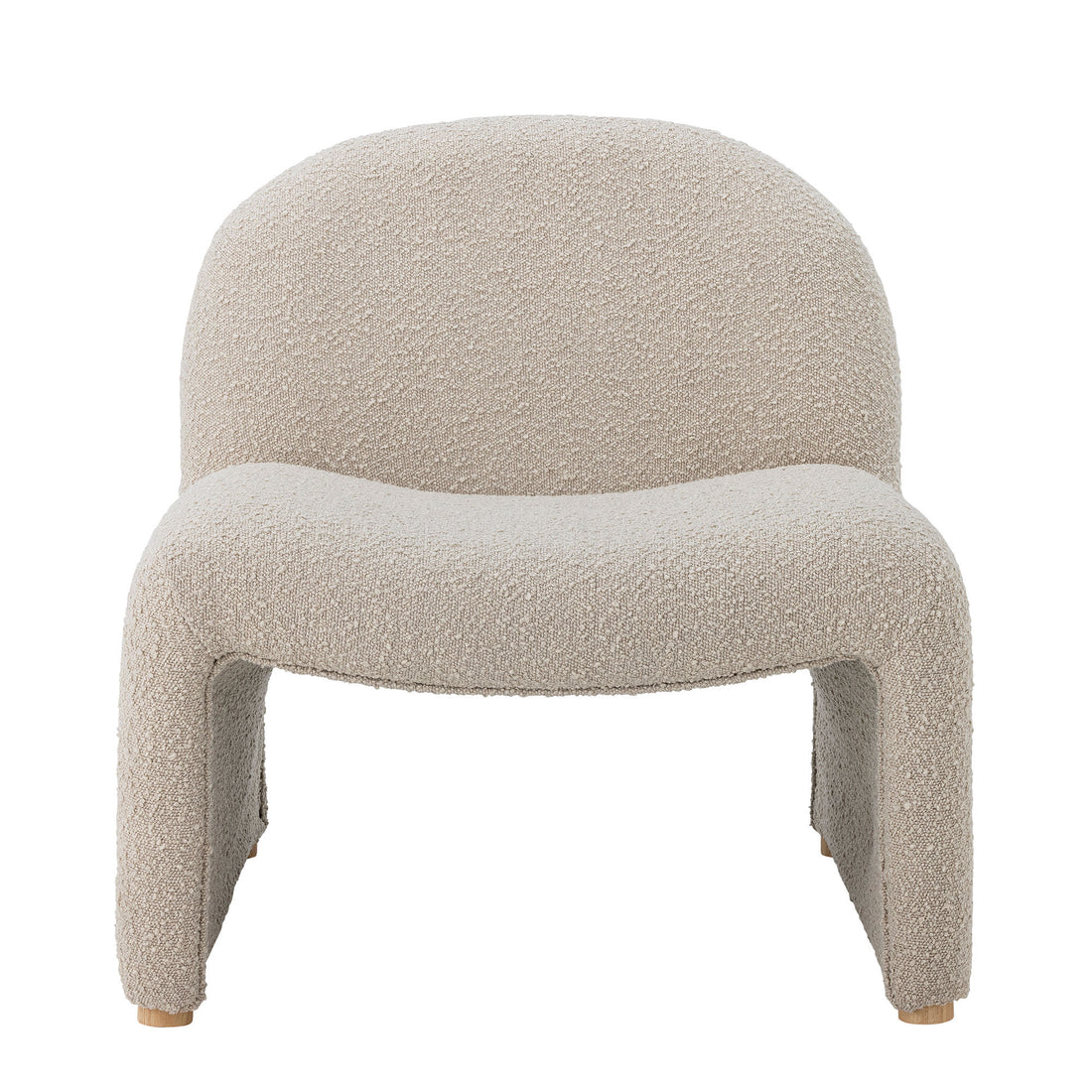 Bloomingville Neel Lounge Chair, Nature, Polyester