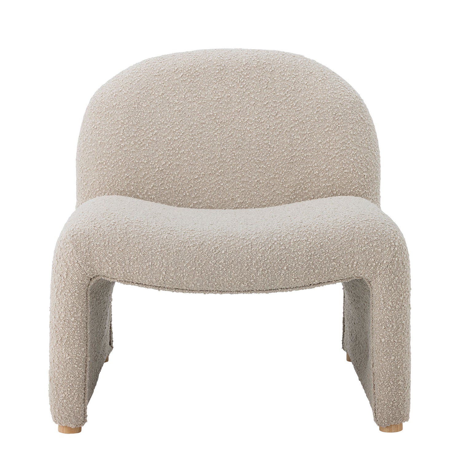 Bloomingville Neel Lounge Chair, Nature, Polyester