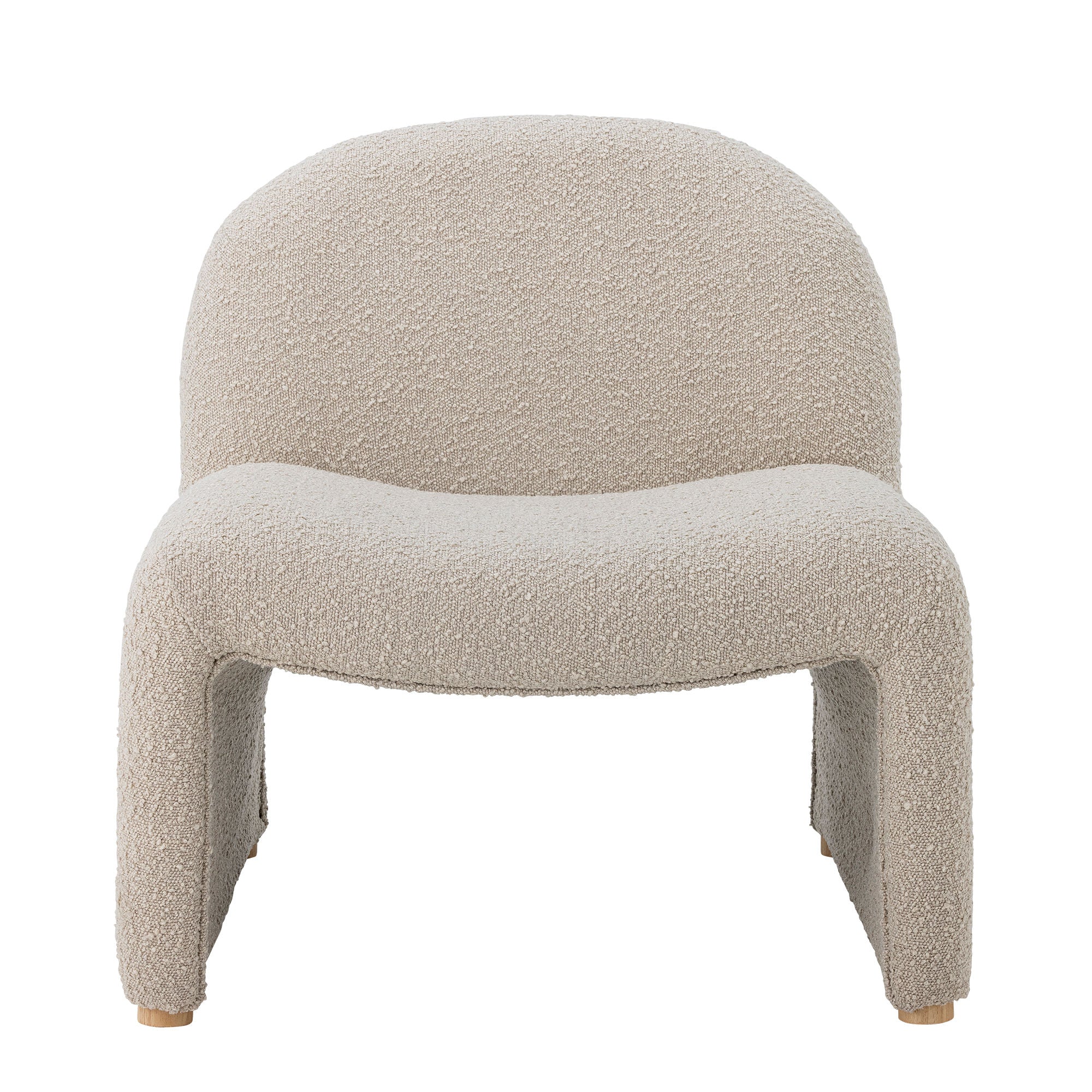 Bloomingville Neel Lounge Chair, Nature, Polyester