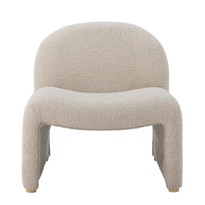 Bloomingville Neel Lounge Chair, Nature, Polyester
