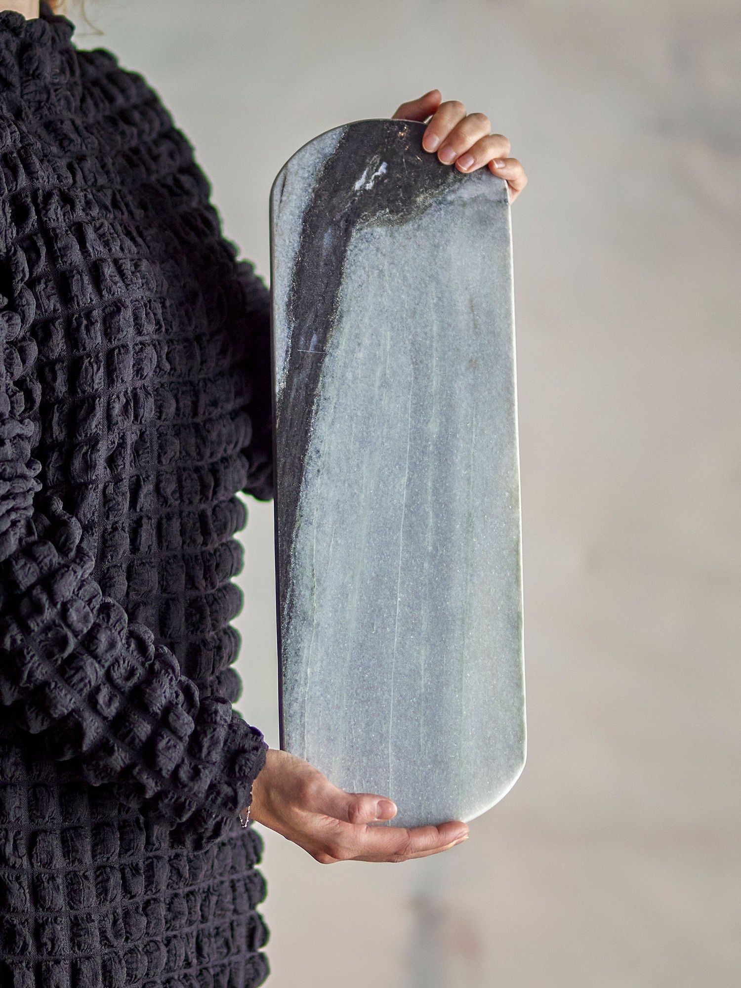 Bloomingville Jamile Cutting Board, grå, marmor