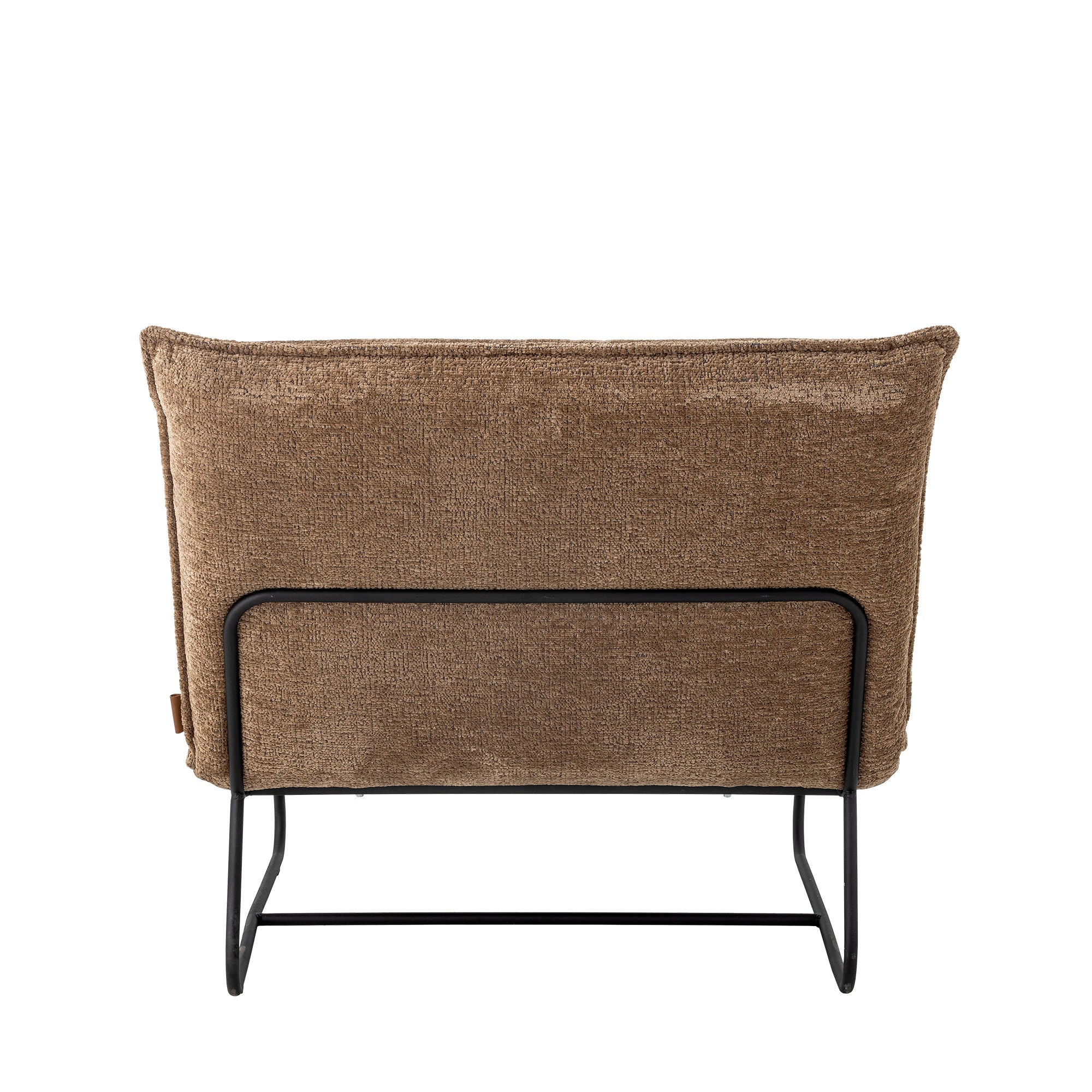 Bloomingville Cape Lounge -stol, brun, återvunnen polyester