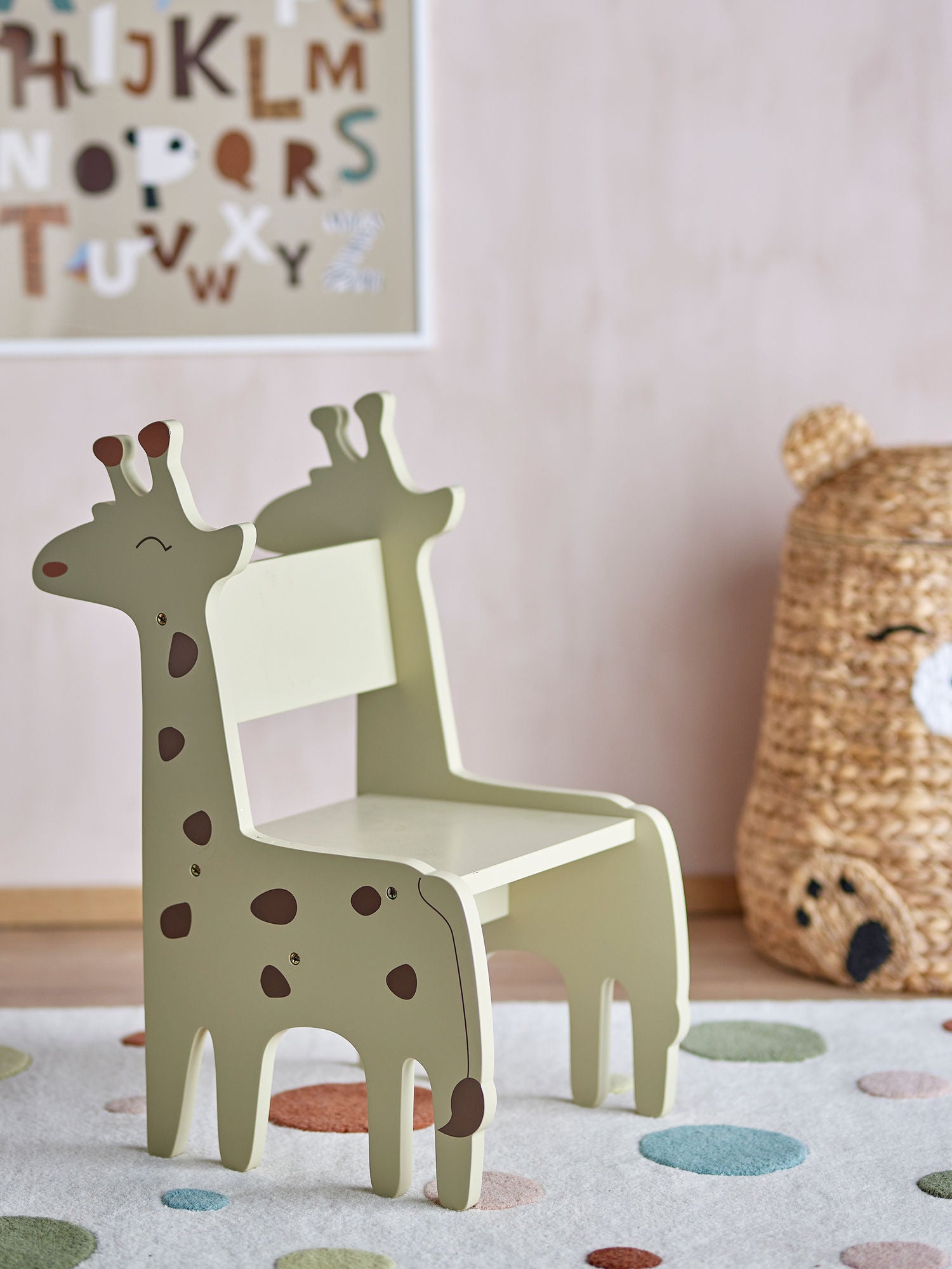Bloomingville Mini Ibber -ordförande, Gray, FSC®100%, MDF