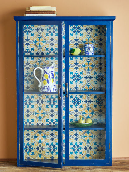 Creative Collection Hazem Cabinet, Blue, Pine