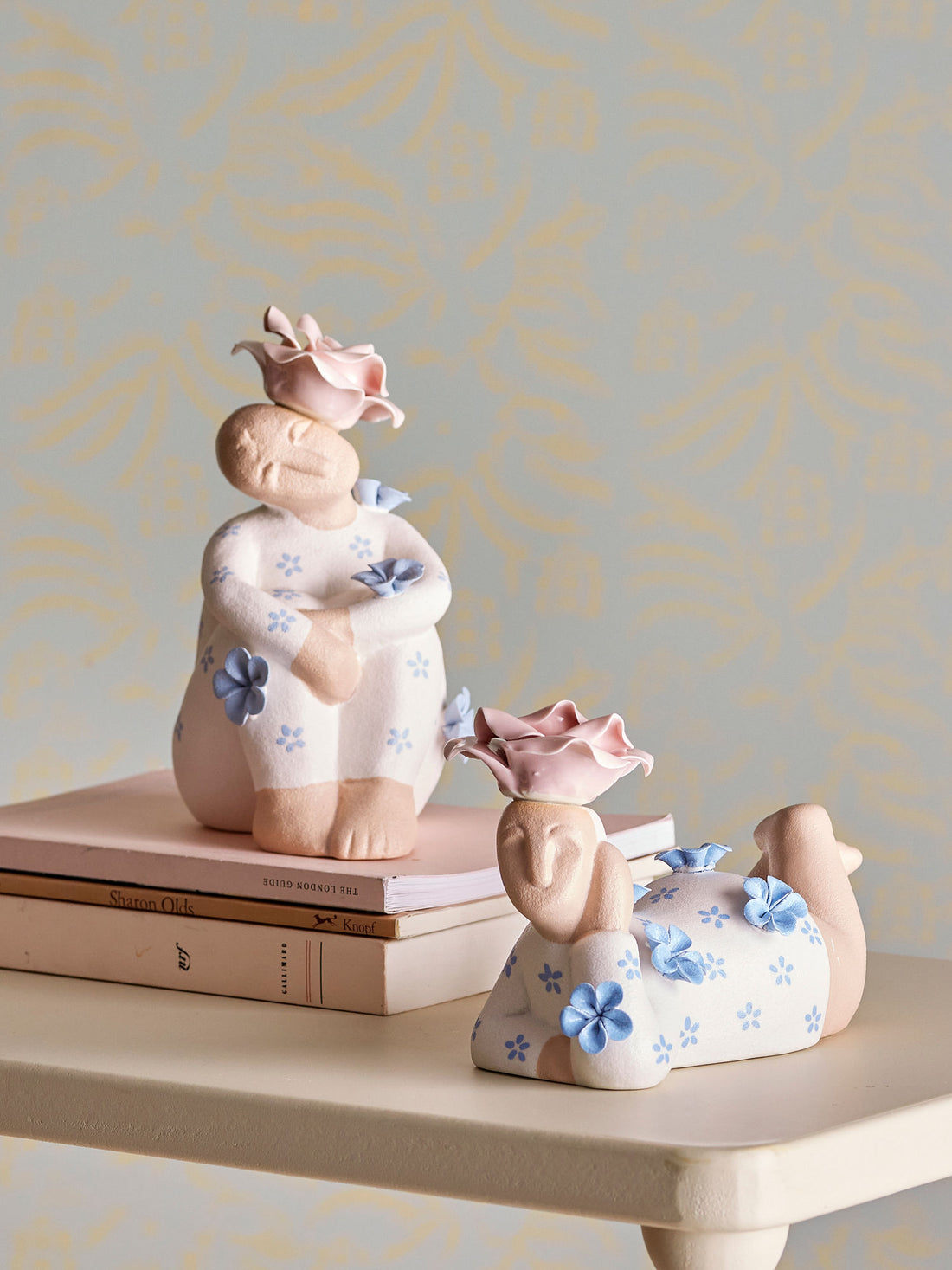 Bloomingville Floriella Deko, blå, stengods