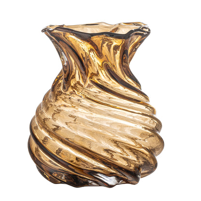 Creative Collection Rylo Vase, Brown, Glass