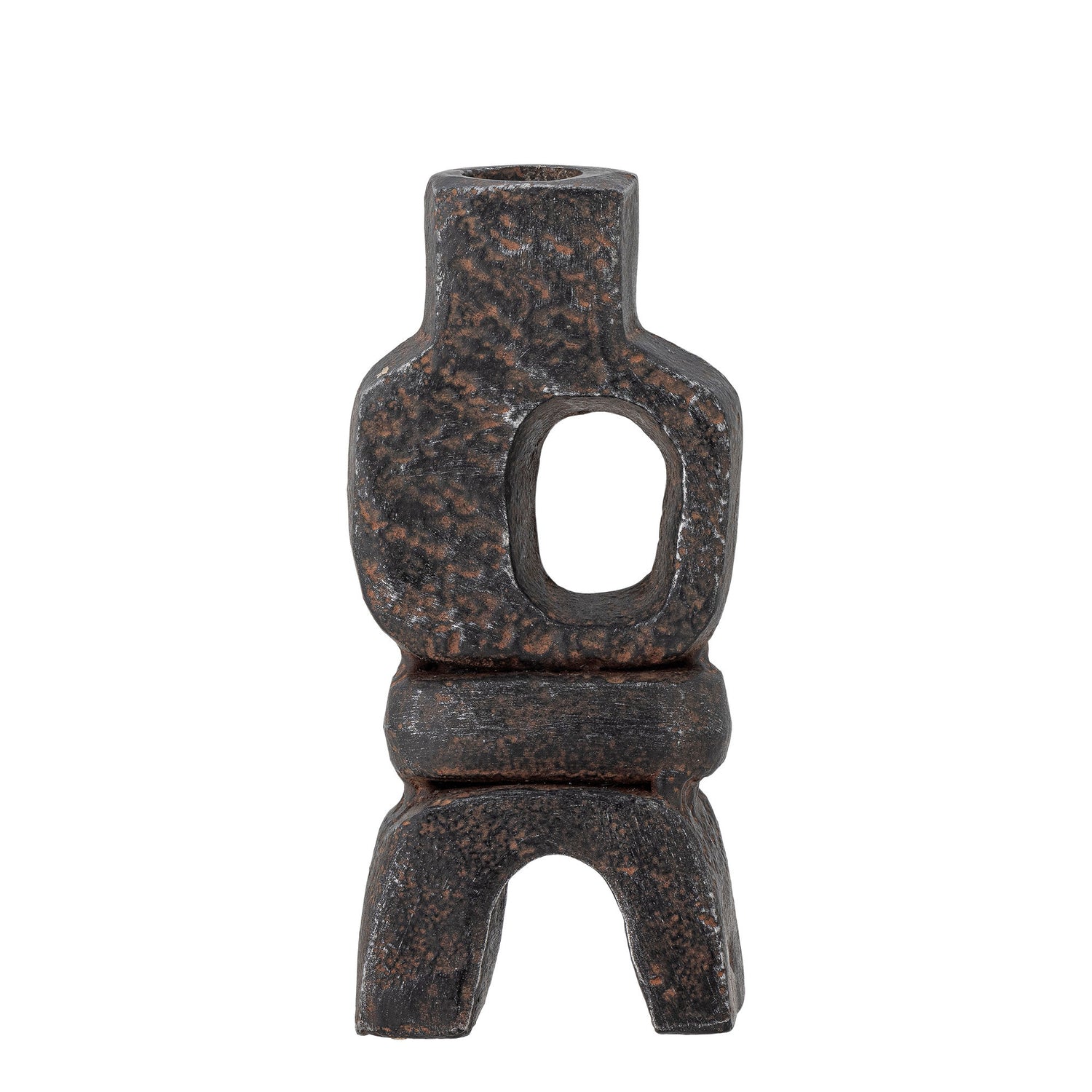 Bloomingville Sanah ljusstake, svart, gjutjärn