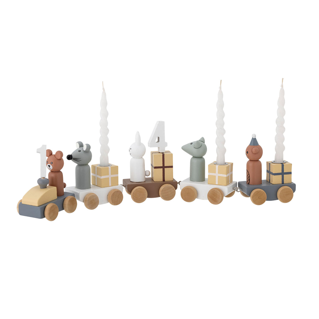 Bloomingville Mini Junaid födelsedagsdekoration, Brown, FSC®100%, MDF