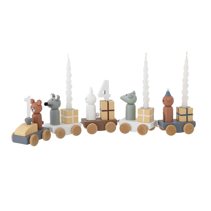 Bloomingville Mini Junaid födelsedagsdekoration, Brown, FSC®100%, MDF