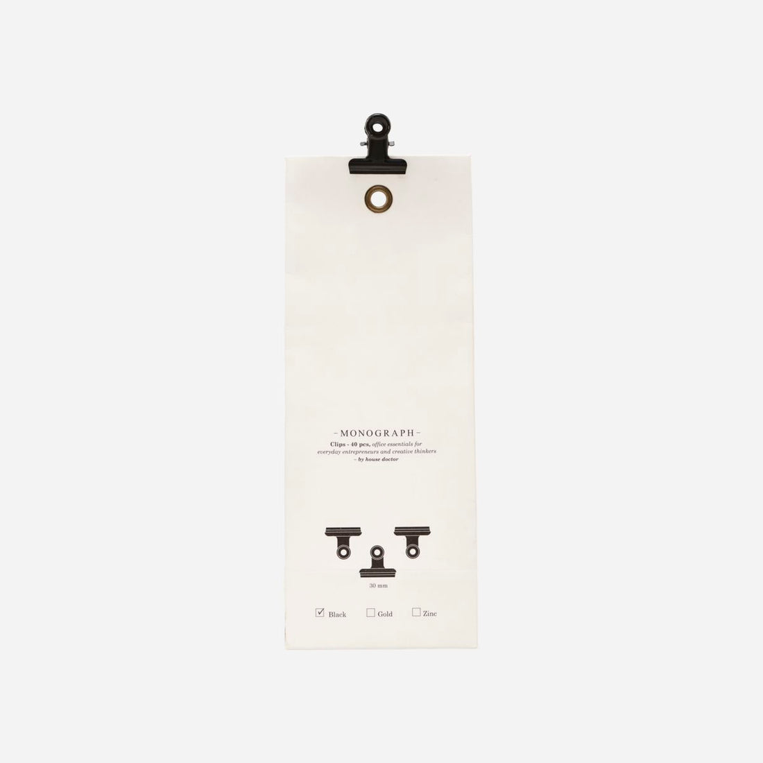 Monograph Clips, Sort 40stk. - Monograph - DesignGaragen.dk