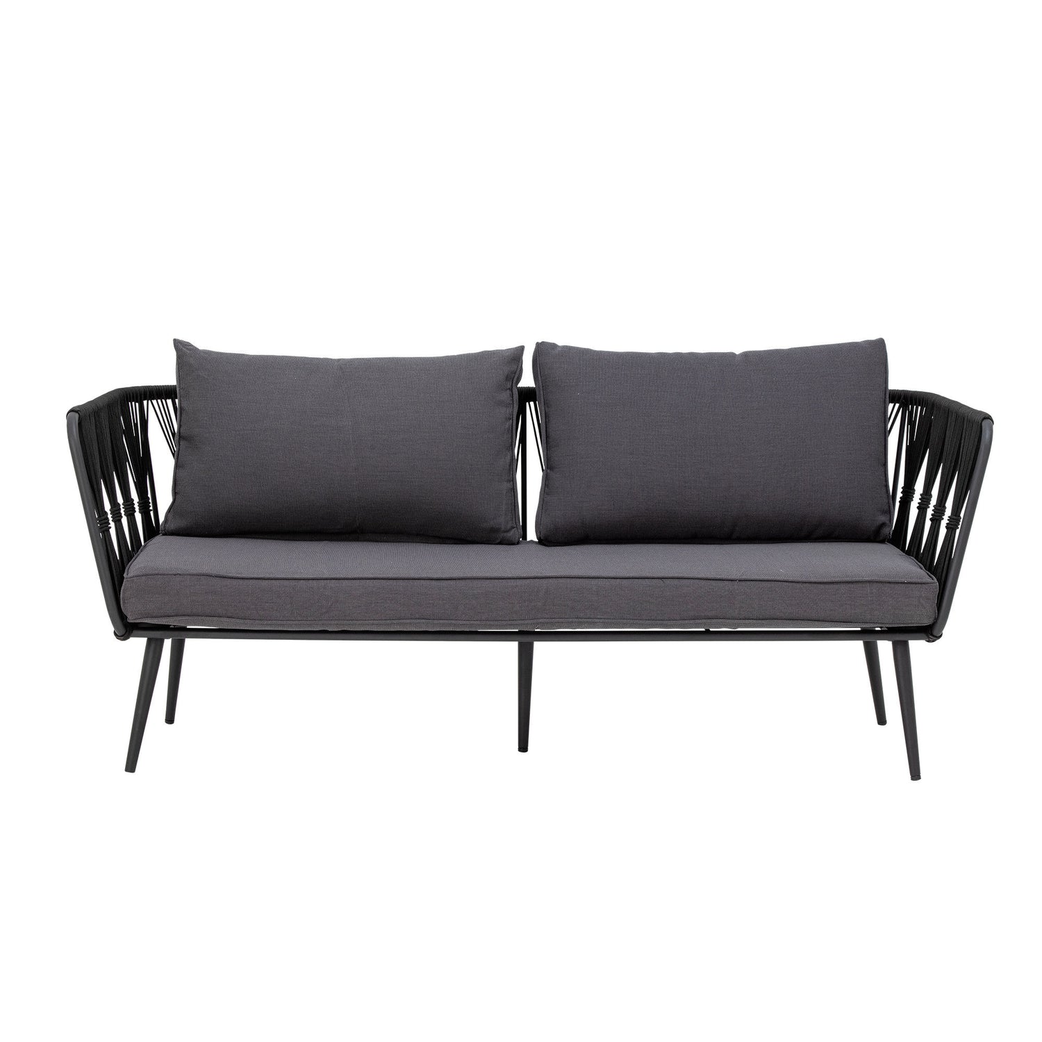 Bloomingville Pavone soffa, svart, metall