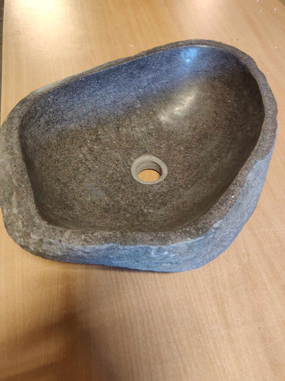 Håndvask Valley - Natur - Riverstone - B: 40 H: 15 L: 40 cm - Muubs - DesignGaragen.dk