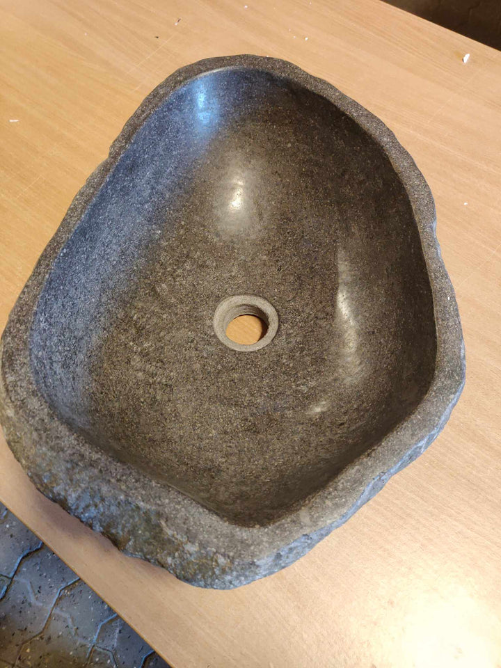 Håndvask Valley - Natur - Riverstone - B: 40 H: 15 L: 40 cm - Muubs - DesignGaragen.dk