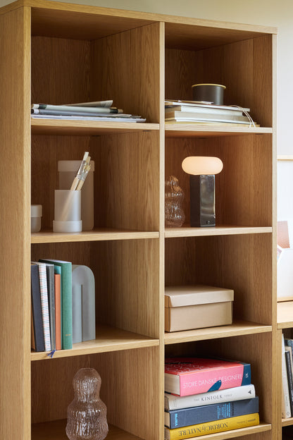 Disco Bokhylla Stor Natur - 80x30xh180cm