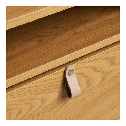 Barco Shoe Cabinet - Skoskåp, ekved Look 62x26x118 cm