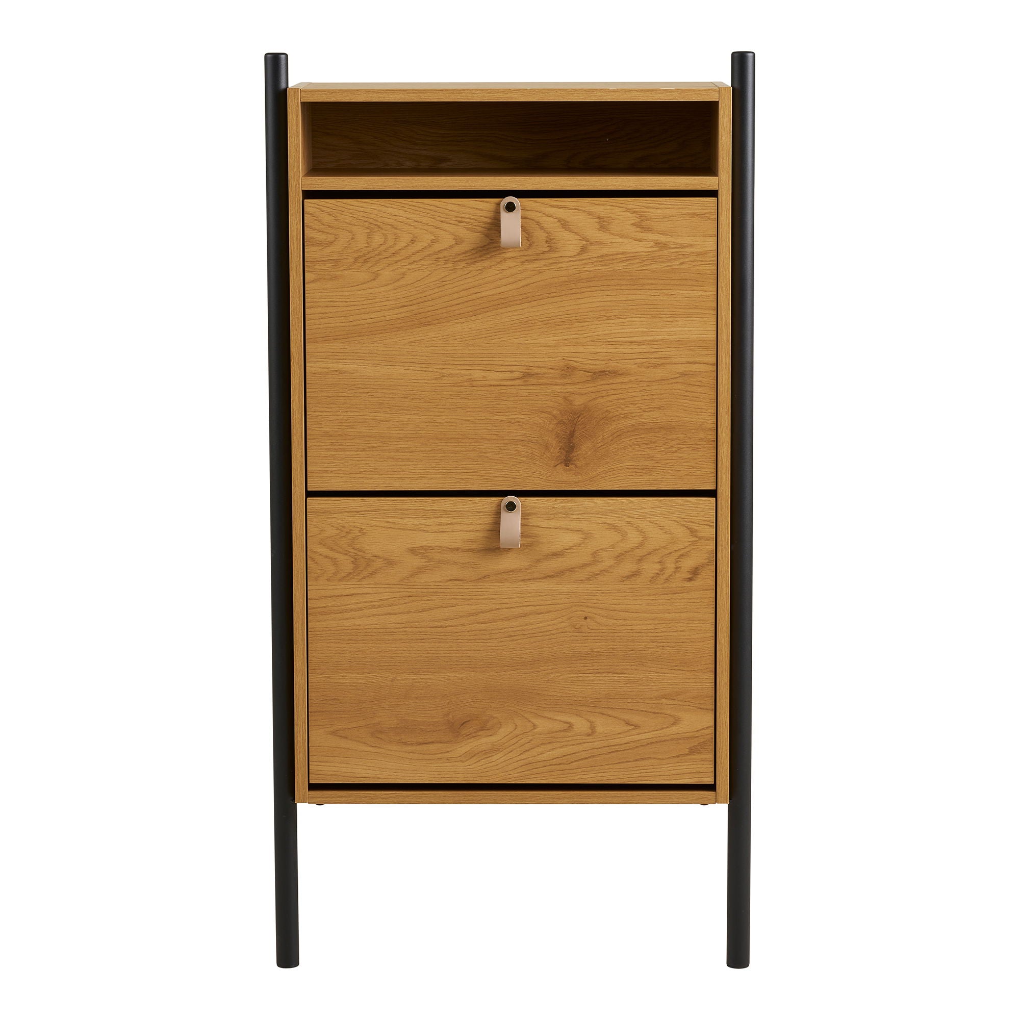 Barco Shoe Cabinet - Skoskåp, ekved Look 62x26x118 cm