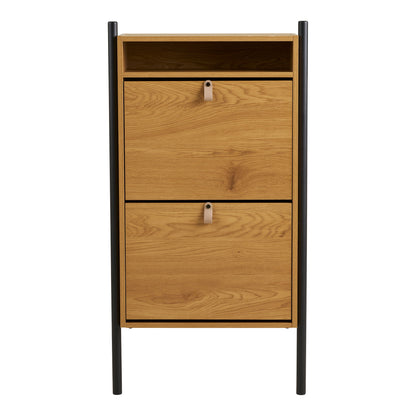 Barco Shoe Cabinet - Skoskåp, ekved Look 62x26x118 cm