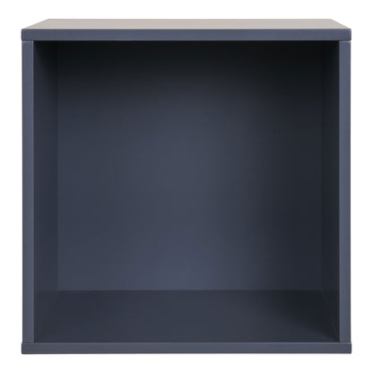 Vägghylla, 1 rum, mdf, mörkgrå&lt;br&gt;34x30x34 cm
