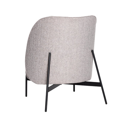 Area Loungestol Ljusgrå - 85x82xH102cm