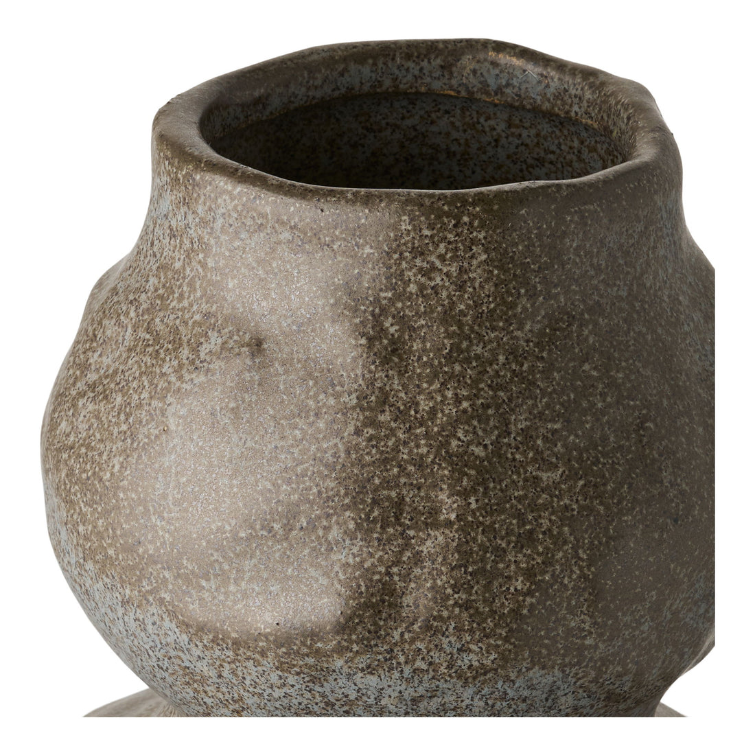 Vase - Vase, keramik, mörkgrå Ø14.5x33.5 cm