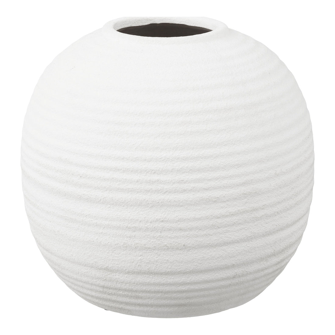 Vase - Vase, Ceramics, White Ø30x28,5 cm