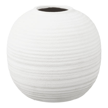 Vase - Vase, Ceramics, White Ø30x28,5 cm