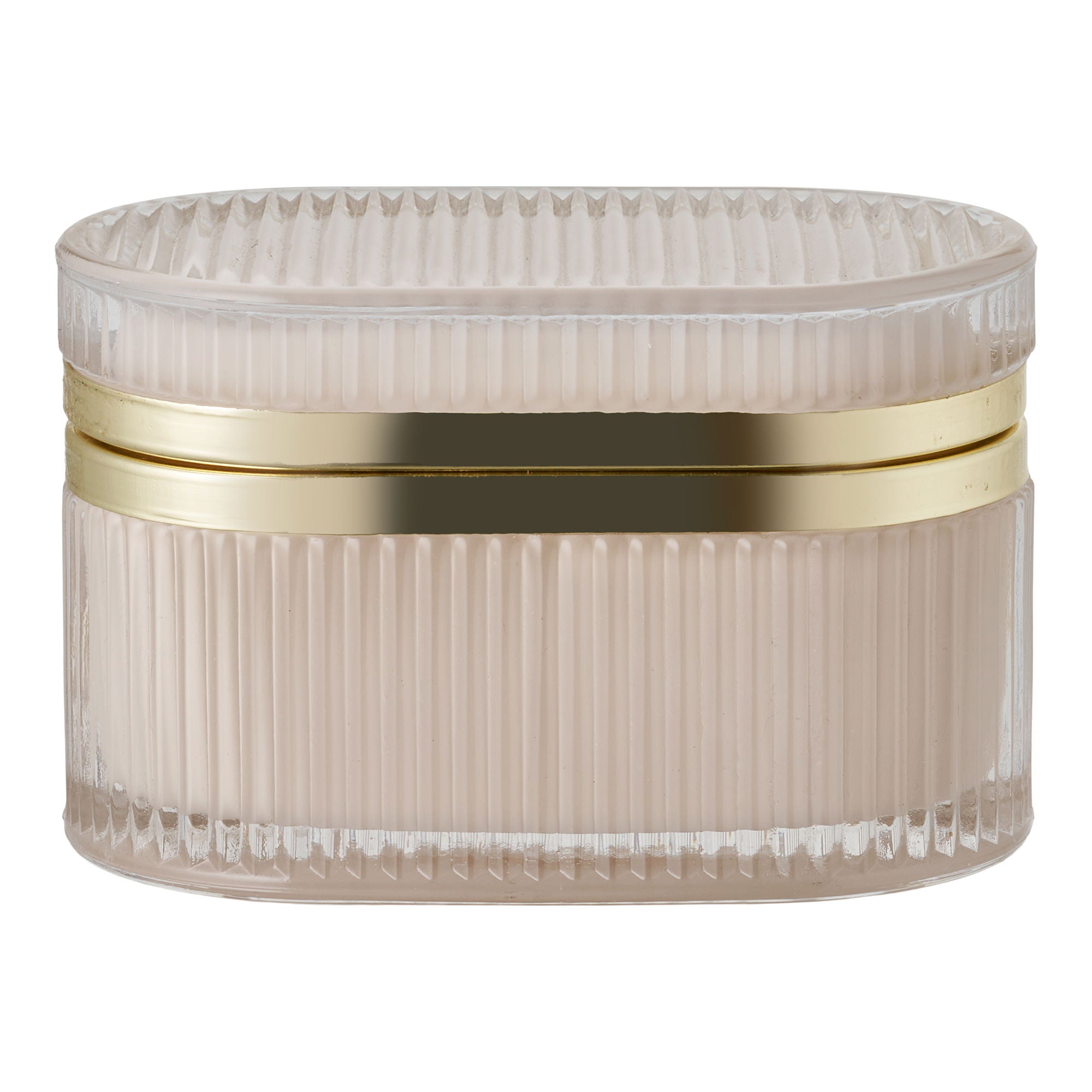Love Glass Box - Glass Box, Naken/Brass 13.5x8x9 CM