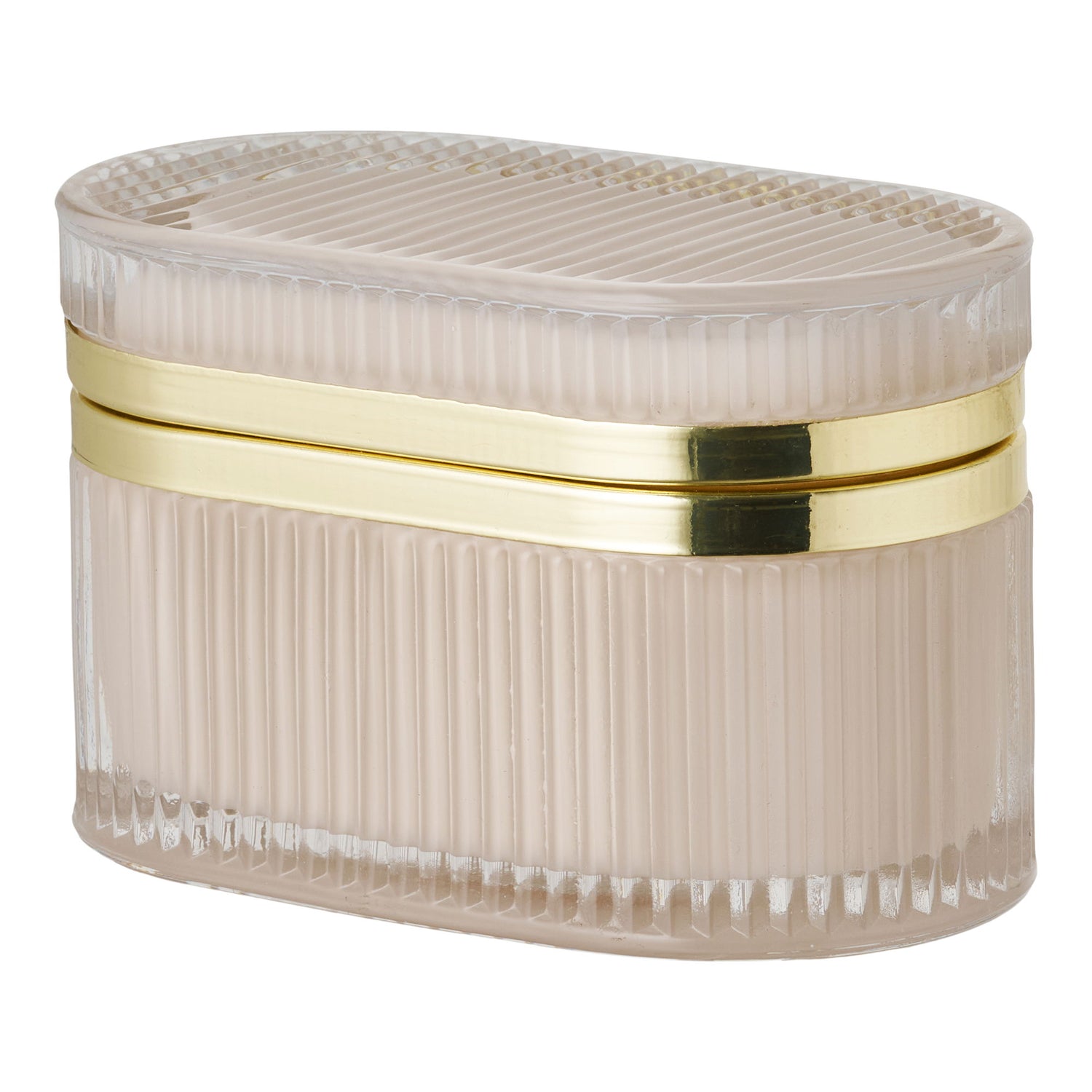 Love Glass Box - Glass Box, Naken/Brass 13.5x8x9 CM