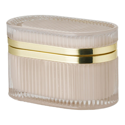 Love Glass Box - Glass Box, Naken/Brass 13.5x8x9 CM