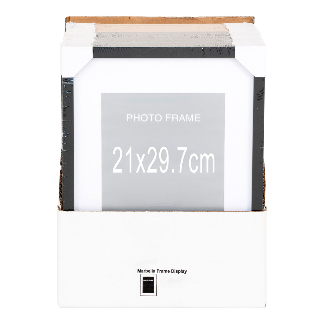 Marbella Frame -display - ramdisplay, 7 st. Svart och 8 st. Nature 21x30 cm
